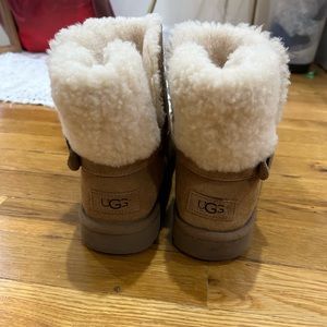 UGG Ankle Boots in Tan and Cream